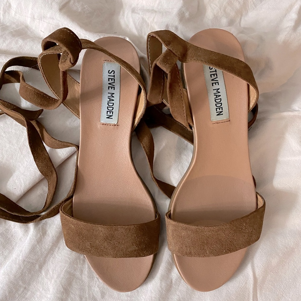 Steve Madden Lace up Sandals - Picture 1 of 3
